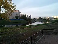 Вид на пешеходный мост