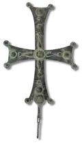 Крест выносной с двумя реликвариями (X—XII вв., Византия).