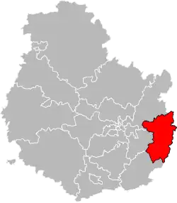 Осон на карте