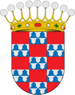 Герб графов де Луна (креация 1462)