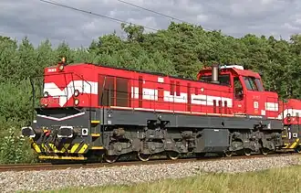 Тепловоз 774 702 железных дорог Чехии