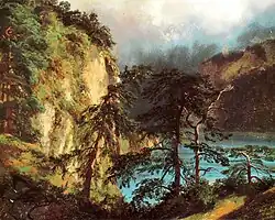 Вид на озеро Урнерзее. 1870. Частное собрание