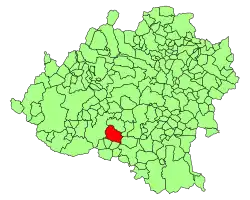 Расположение муниципалитета на карте провинции