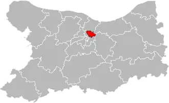 Кантон на карте департамента Кальвадос