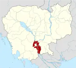 Кандаль на карте