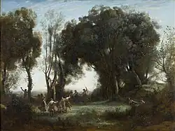 Утро. Танец нимф. Ок. 1850. Холст, масло. Музей Орсе, Париж