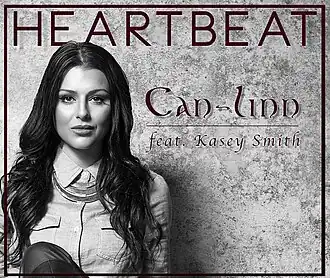 Обложка сингла Can-Linn и Кейси Смит «Heartbeat» (2014)