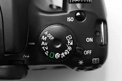 Диск режимов фотоаппарата