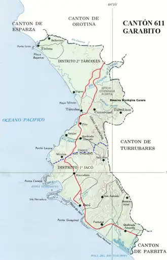 Гарабито на карте