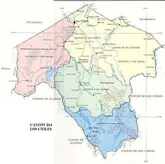 Лос-Чилес на карте