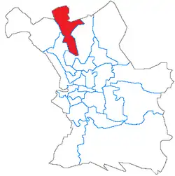 Кантон на карте департамента Буш-дю-Рон