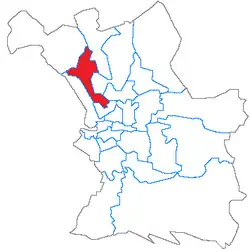Кантон на карте департамента Буш-дю-Рон