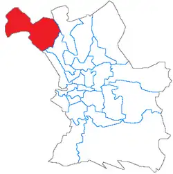 Кантон на карте департамента Буш-дю-Рон