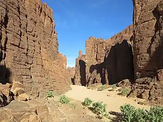 Каньон на плато Эннеди, Чад