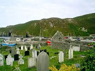 Бухта и кладбище острова