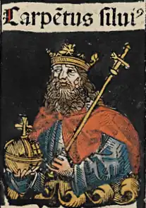 Изображение Капета из Нюрнбергской хроники (1493)