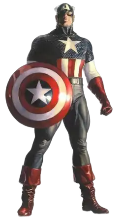 Капитан Америка на варианте обложки комикса Captain America vol. 9 #23 (Сентябрь 2020)Художник — Алекс Росс.