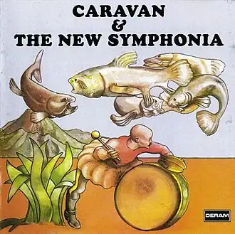 Обложка альбома Caravan «Caravan and The New Symphonia» (1974)