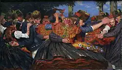 В танце. 1897—1898. Холст, масло. Музей истории искусств и культуры при Марбургском университете