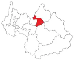 Кантон на карте департамента Савойя