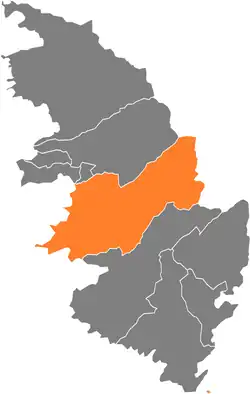 Кантон на карте департамента Южная Корсика