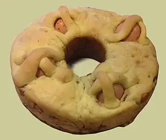 Итальянский пасхальный пирог Казатьелло