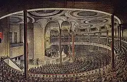 Выступление шведской певицы Дженни Линдт в Касл-Гардене в 1855 году