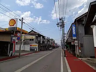 Центр посёлка Айдзумисато