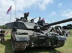 Челленджер 2 на Tankfest 2009: лобовая броня и башня