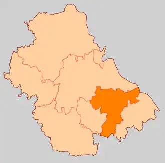 Чамеровское сельское поселение на карте