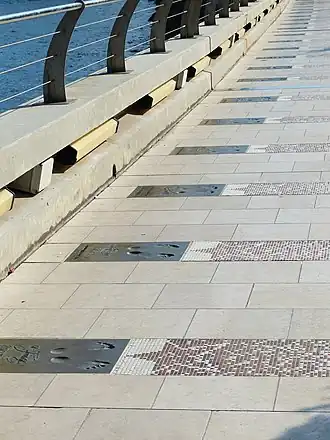 Аллее чемпионов на набережной Княжества Монако