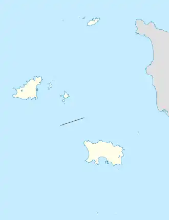 Сент-Питер-Порт на карте