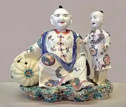 Фарфоровая статуэтка «Китайцы»