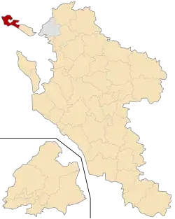 Кантон на карте департамента Шаранта Приморская