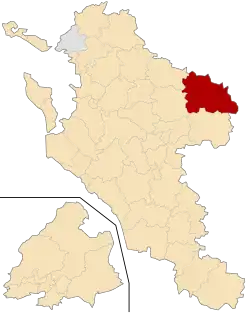 Кантон на карте департамента Шаранта Приморская