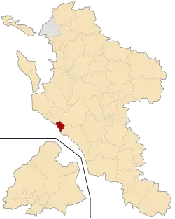 Кантон на карте департамента Шаранта Приморская