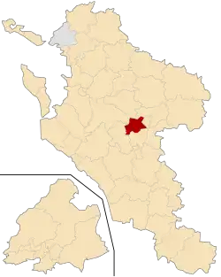 Кантон на карте департамента Шаранта Приморская