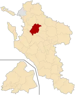 Кантон на карте департамента Шаранта Приморская