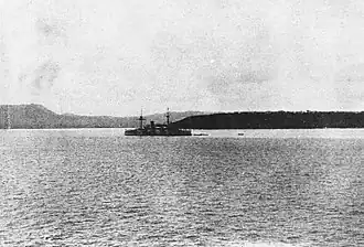 USS Charleston в порту Хагатна, 1898 год