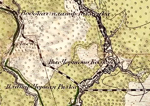 Платформа Чёрная Речка. 1913 год