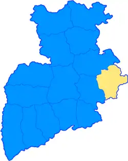 Глуховский уезд на карте