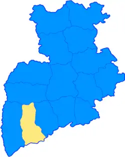 Козелецкий уезд на карте