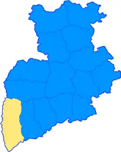 Остёрский уезд на карте