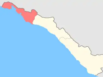 Новороссийский округ на карте