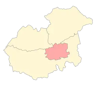 Черняховское городское поселение на карте