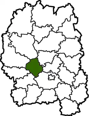 Пулинский район на карте