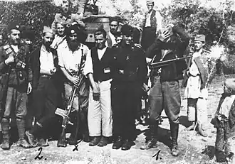 Радивое Керович с германскими танкистами