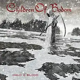 Обложка альбома Children of Bodom «Halo of Blood» (2013)