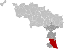 Расположение муниципалитета на карте провинции