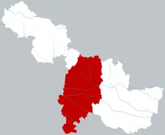 Юнцяо на карте